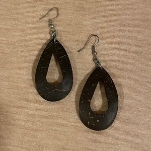 Coconut shell earrings